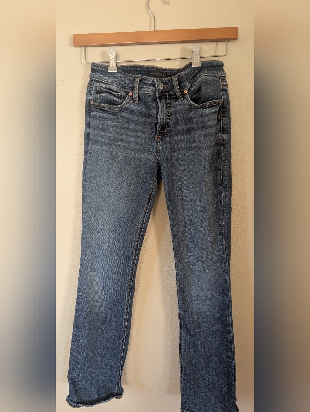 Silver Jeans Women’s Suki Slim Boot Cut Jeans - Mid Blue Wash 28/30